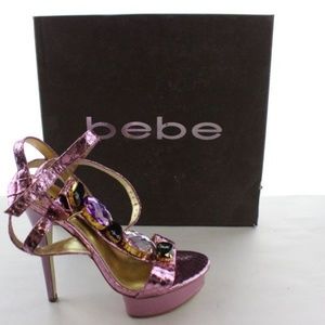 BeBe pink heels